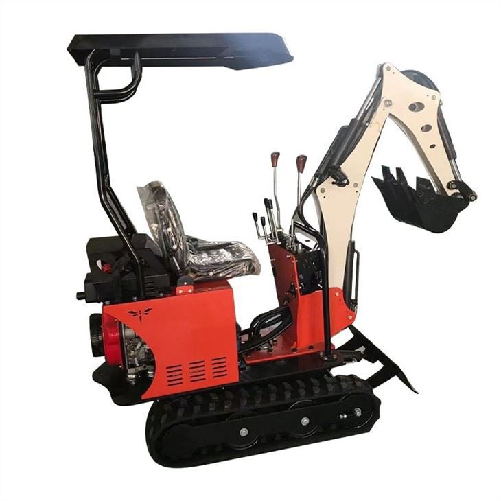 Crawler Excavator 08 Red Dragonfly Excavator