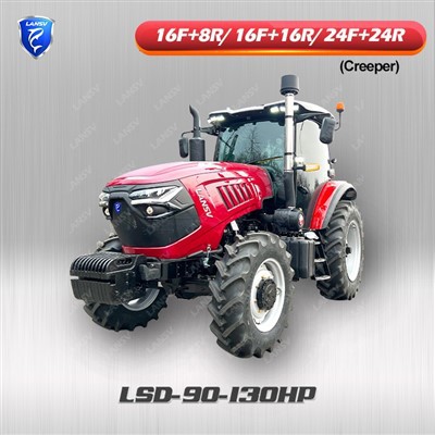 90-130 HP kõrge hobujõuga põllumajanduslik suur traktor 4x4 traktor